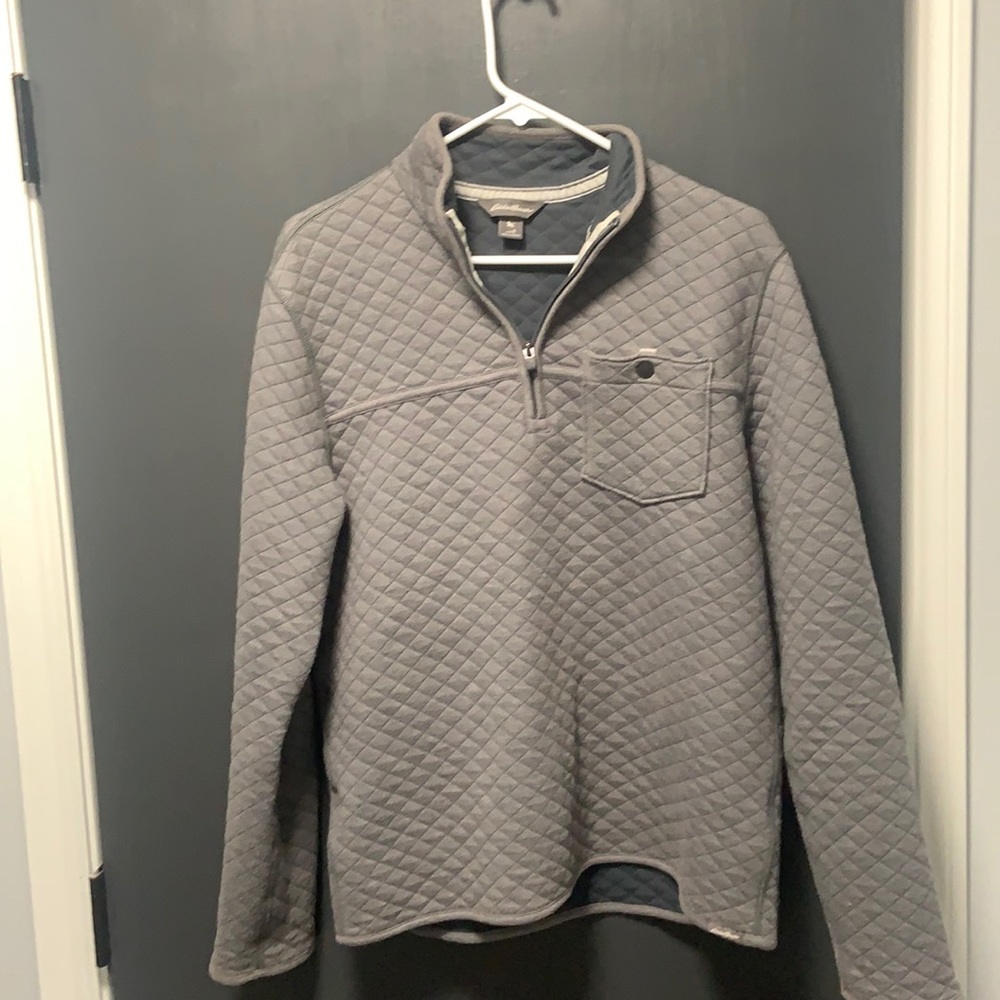 Eddie Bauer Quilted Quarter Zip